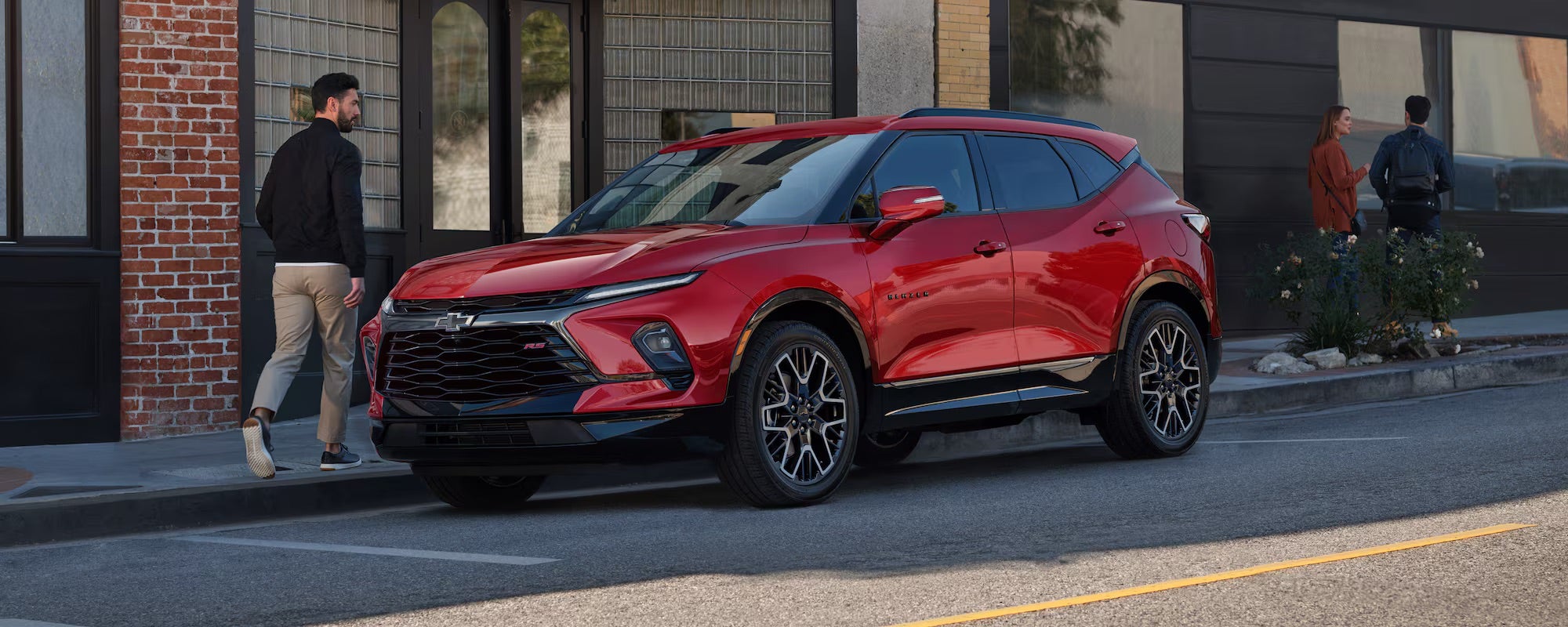 2026 Chevrolet Blazer RS front three-quarter view