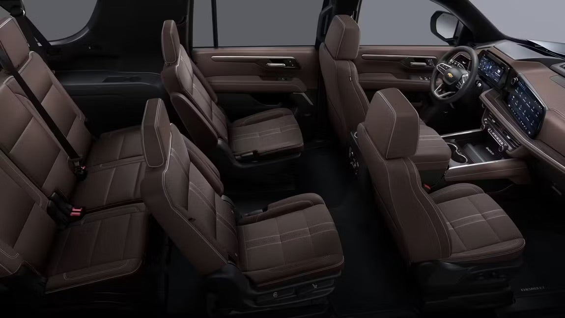2026 Chevrolet Suburban interior near Austin TX