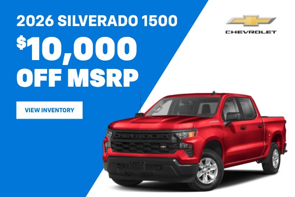 2026 Silverado 1500 | $10,000 OFF
