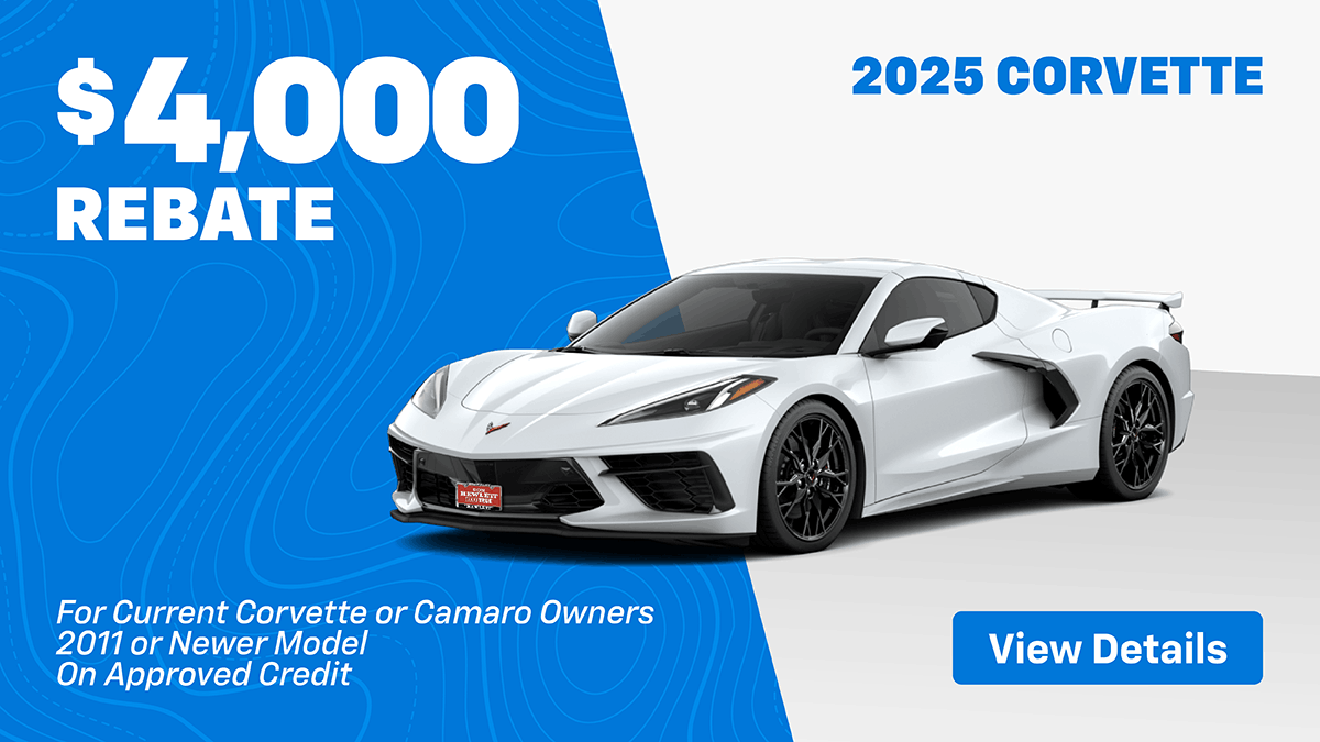 2025 Corvette $4,000 Rebate for Corvette Owners