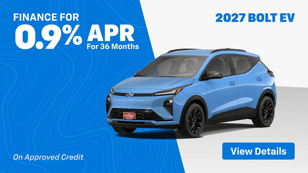 2027 Bolt EV 0.9% for 36 Months